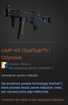 UMP-45 - StatTrak - Odprawa - Nowy