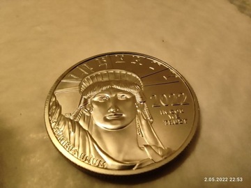 Platynowa moneta AMERICAN EAGLE 100$ 2022r platyna