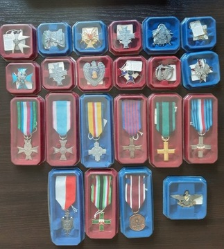 Kolekcja replik medali i odznak WP