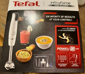 Blender kielichowy Tefal HB944138 1000 W biały