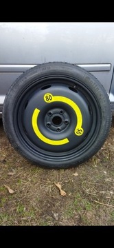 Koło dojazdowe audi VW 125/70r18 a3 golf  5x112 