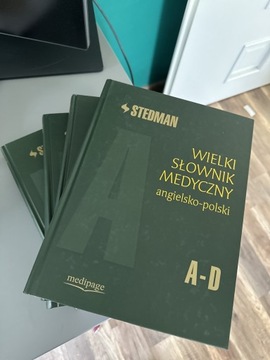 Wielki słownik medyczny Stedman KOMPLET