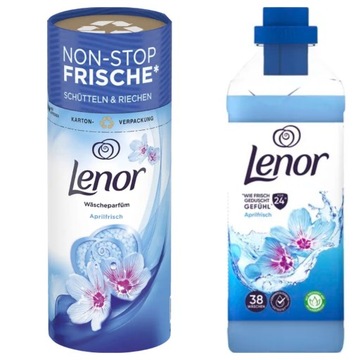 Lenor Aprilfrisch 950ml płyn do płukania +perełki 