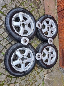 Alufelgi Nissan Primera p11 lift 4x114.3 + opony