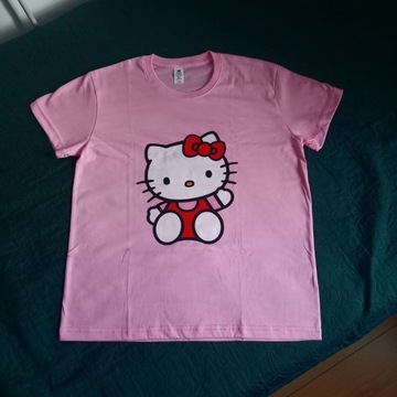 Koszulka Hello Kitty Różowa