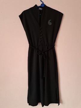 Czarna sukienka S/36 Pantel Montreal canada vintag