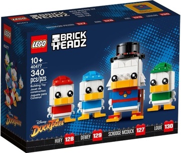 Lego Brick Headz 40477 Sknerus McKwacz Hyzio Dyzio Zyzio * Dzień Dziecka