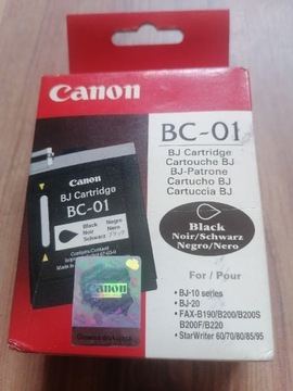 Canon BC-01 oryginał BJ10 BJ20