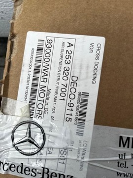 Amortyzator Mercedes GLC A2533207001