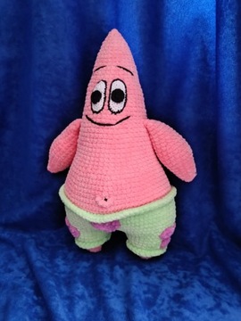 Maskotka Patrick SpongeBob na szydełku handmade