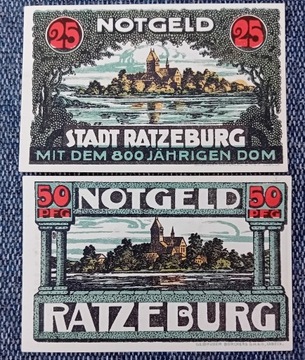 (QWE) Ratzeburg 2 szt kat.1101.1