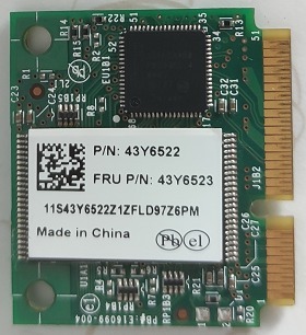 INTEL TURBO MEMORY 2 GB FRU P/N: 43Y6523