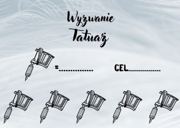 Wyzwanie tatuaż wielorazowe