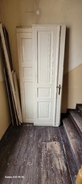 Drzwi drewniane 2-skrzydłowe