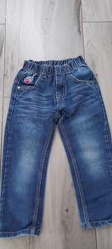 Spodnie chłopięce 98 - 104  jeans