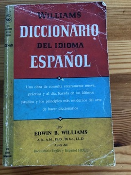 Diccionario del idioma espanol Williams 1959 hiszp