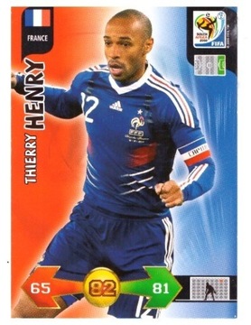 PANINI WORLD CUP 2010 AFRICA HENRY FRANCJA