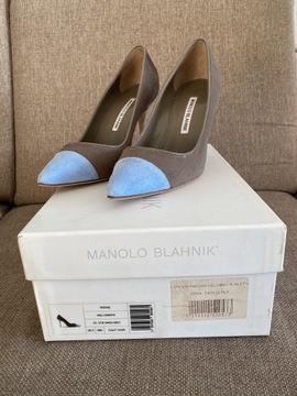 Pantofelki Manolo Blahnik Bipunta r. 36,5 