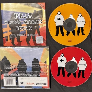 Peja & Slums Attack & Decks - Na legalu plus ,2 cd