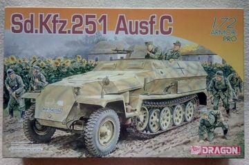 Model pojazdu Sd.Kfz.251 Ausf.C Dragon
