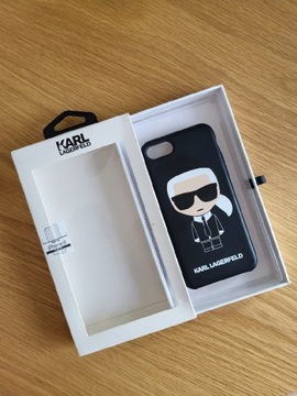 Case etui Karl Lagerfeld iPhone 8 czarny 