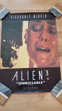 Oryginalny plakat Alien 3 Obcy 3 Ripley 