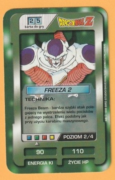 KARTA DRAGON BALL Z - CHIO - FREEZA 2