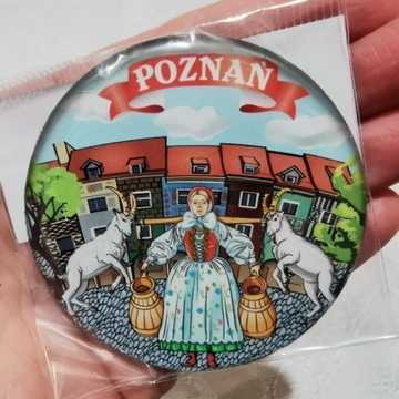 Magnes na lodówkę Polska Poznań koziołki bamberka