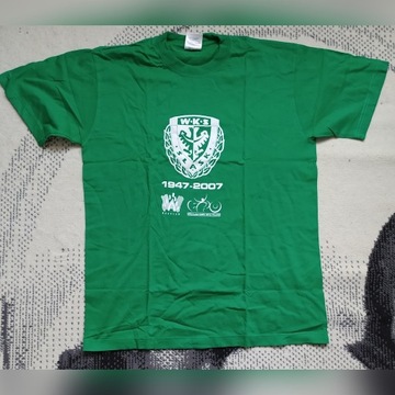 Koszulka T-Shirt Śląsk Wrocław 60-lecie zielona L