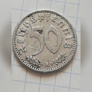 50 pfennig 1942 A Niemcy. 