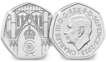 50 Pence 2023 Wielka Brytania z worka menniczego