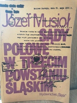 Sądy polowe w III powstaniu śląskim - Musioł