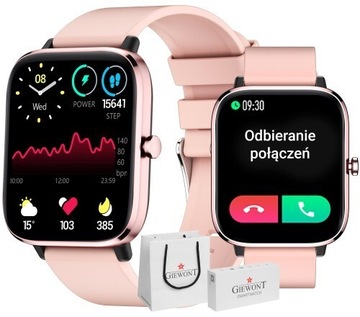 Smartwatch Giewont Różowe Złoto-Różowy  -1