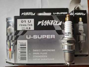 Świece zapłonowe 4x Iskra FE65LTXS 01U