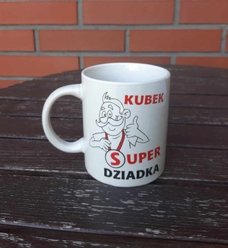 Kubek super dziadka | prezent na dzień dziadka