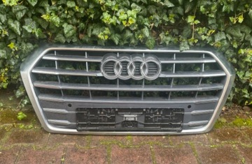 GRILL ATRAPA ZDERZAKA AUDI Q5 80A 2016-2021 SZARA