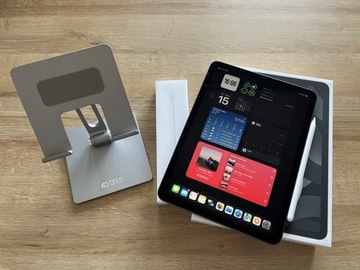 Tablet Apple iPad Air 5 64 GB Wi-Fi, rysik Apple Pencil 2 i stojak