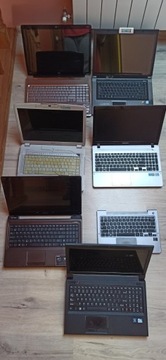 Zestaw laptopów samsung lenovo asus acer hp