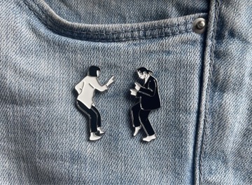 Pulp Fiction broszka pin ozdoba przywieszka 