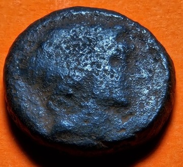 Moneta Grecka  - Brąz  , postać konia