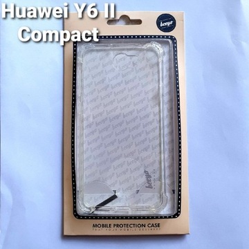 Huawei Y6 II Compact przezroczysty pokrowiec etui