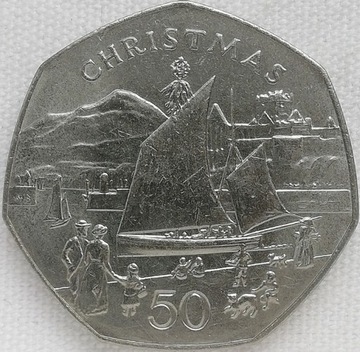 Wyspa Man 50 pence 1981, KM#84