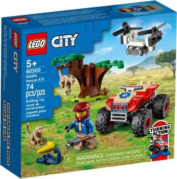 Lego City 60300 - Quad ratowników zwierząt - NOWY