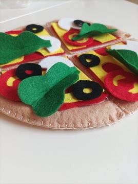 Pizza zabawki z filcu
