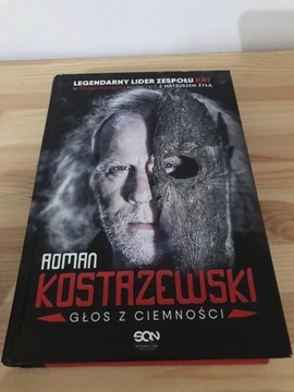 Książka Roman Kostrzewski głos ciemności autograf