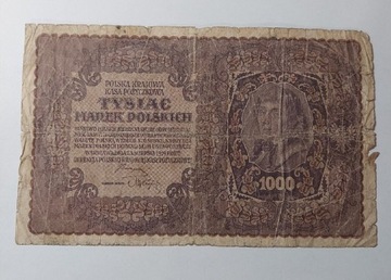 1000 marek polskich 1919r. Seria U