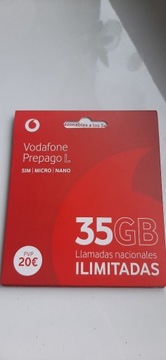 karta sim Vodafone 20 € internet roaming tir bus