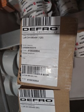 Defro kratka kominkowa luft dh 650x90