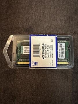 Pamięć KINGSTON SODIMM DDR3 8GB 1600MHz 11CL 1.5V