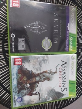 Assasins Creed III/ Skyrim xbox360